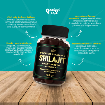 GOMAS SHILAJIT -  CON MÁS ENERGÍA Y CAMBIA TU VIDA.